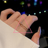 Adjustable universal brand wedding ring, simple and elegant design