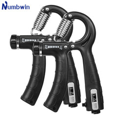 可調節計數握力器腕力器指尖煅煉器小型手指訓練器材家用健身套裝