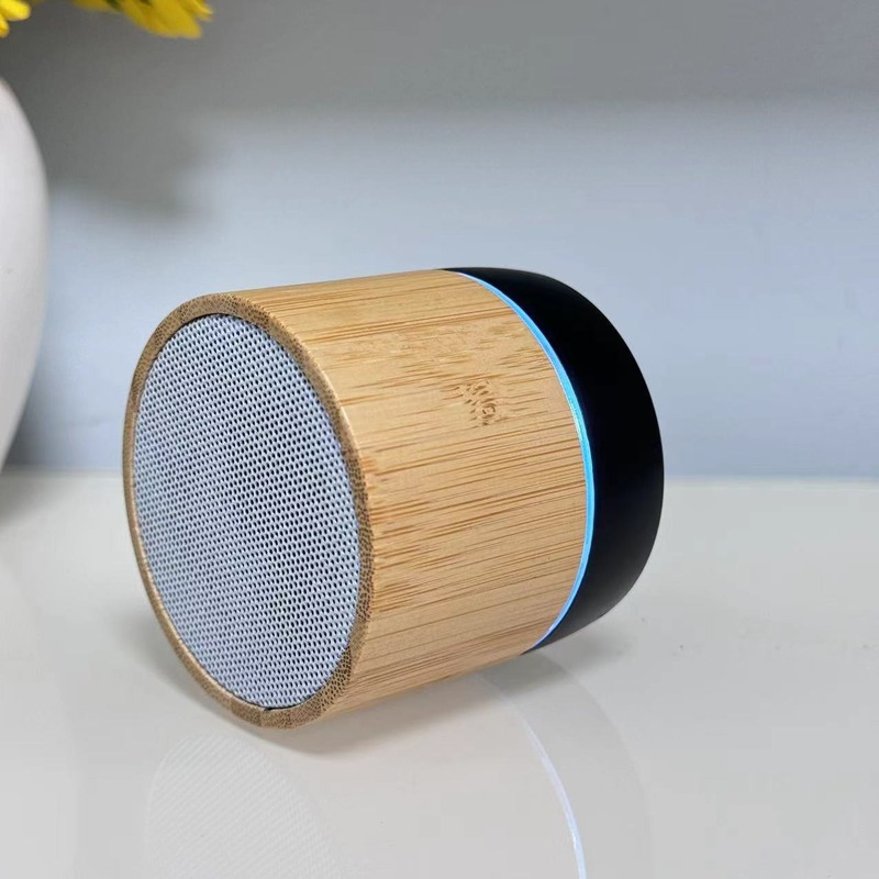 新型ブルートゥーススピーカー屋外携帯竹木発光音響環境保護竹木デスクトップミニブルートゥーススピーカー|undefined