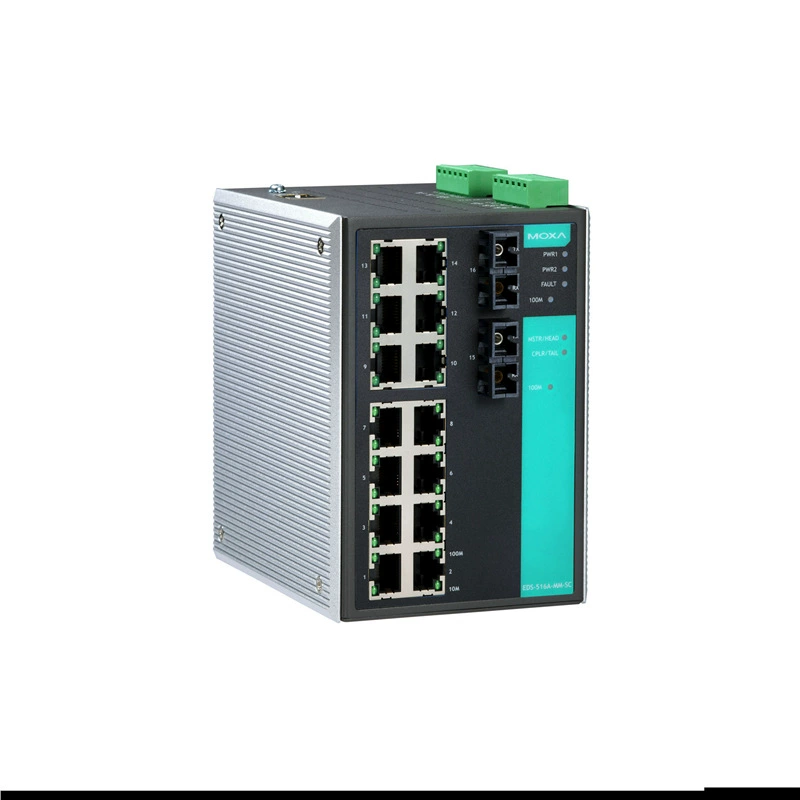 Новый в наличии промышленный коммутатор EDS-516A-MM-SC