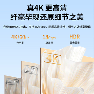 J8 Computer Monitor Hd Line Projector Tv Set-Top Box Ek Connection Littel HDMI Line 4K Extended Ztg3