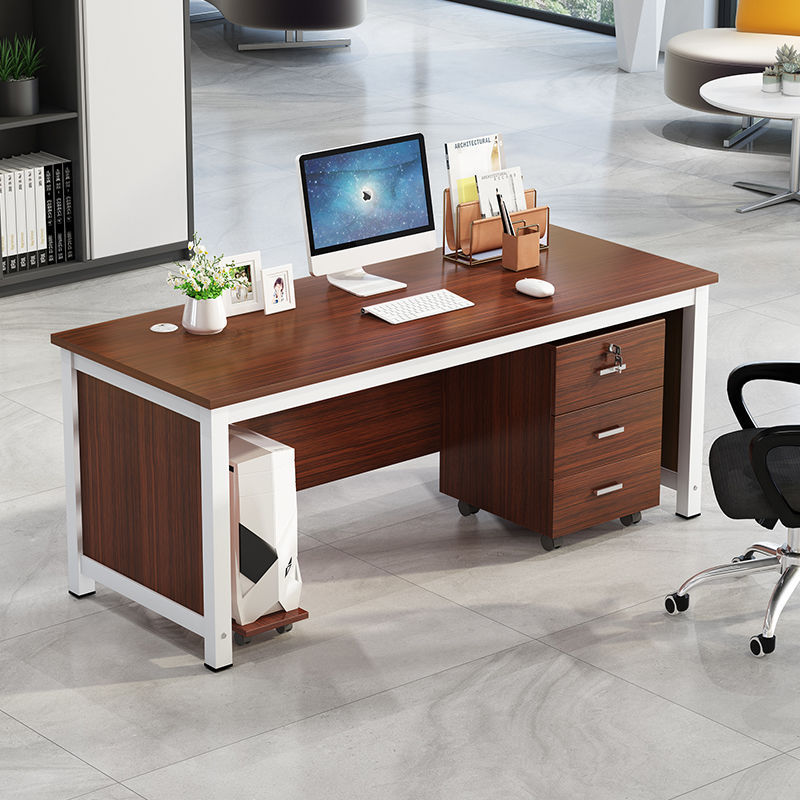 Modern Simple Desk Double Computer Desk Office Desk Single Financial Desk Office Desk and Chair Combination Table