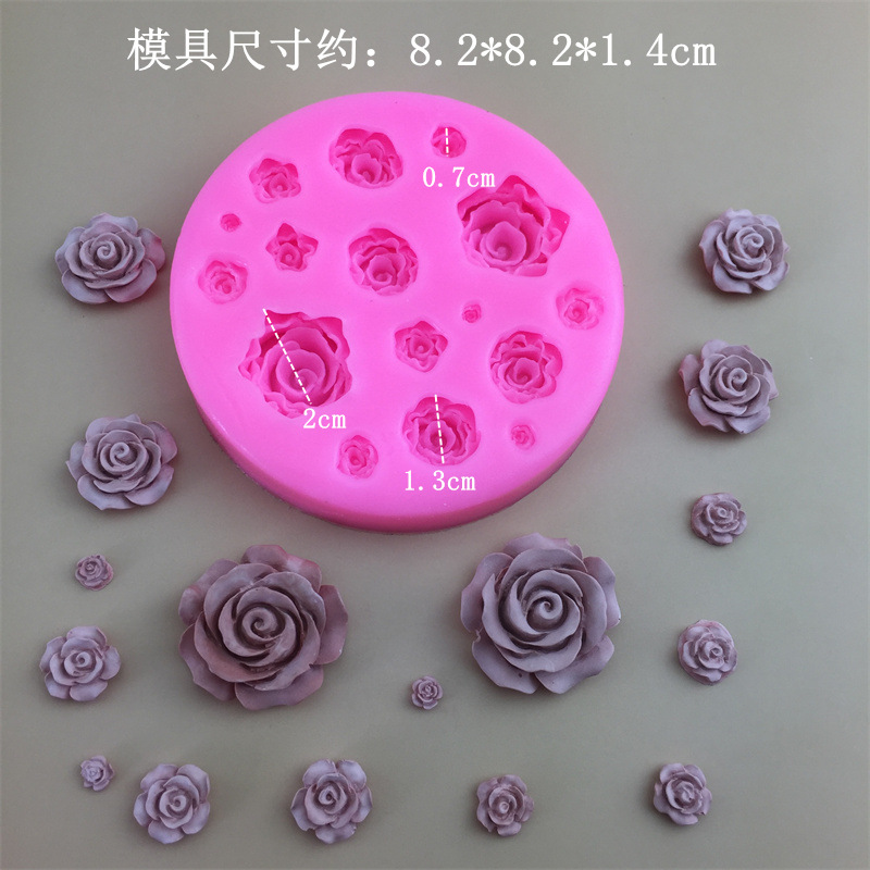 16 큰 스몰 사이즈 장미 곰팡이