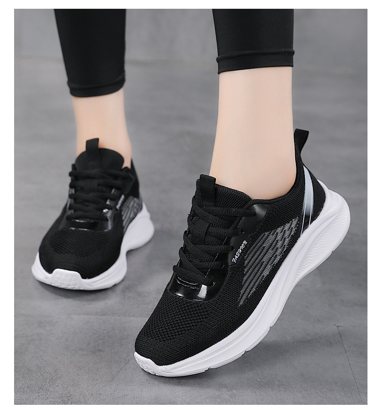 Women's Breathable Mesh Running Shoes Lightweight Shock Absorbing_voghion.com