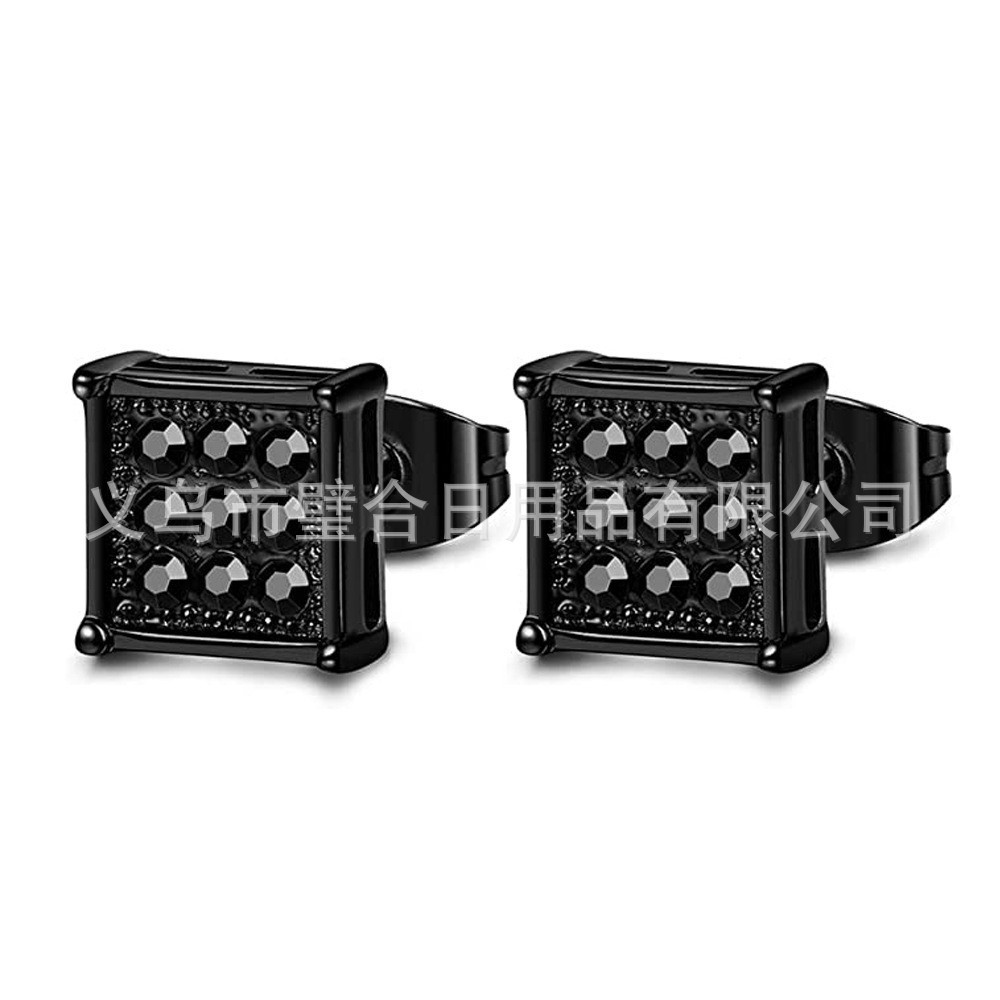 2022 nueva moda de los hombres de moda de las mujeres solo negro de titanio de acero