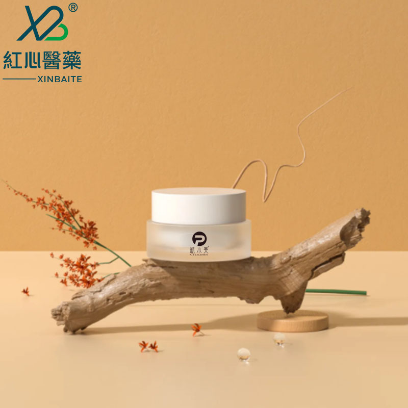 Factory spot 30g50g cream glass bottle cosmetic scrub bottle eye cream sample bottle wholesale printing