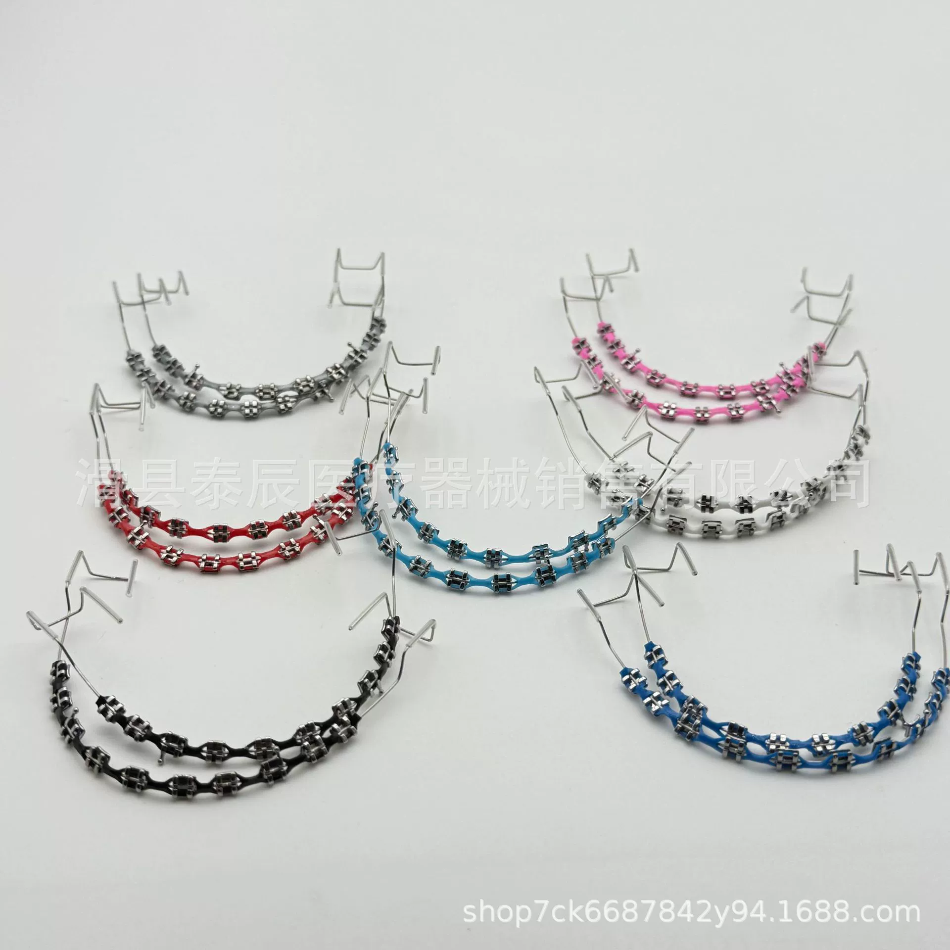 Декоративные брекеты для ортодонтии, длинные, полный цвет, модные, яркие, прямые поставки с фабрики.