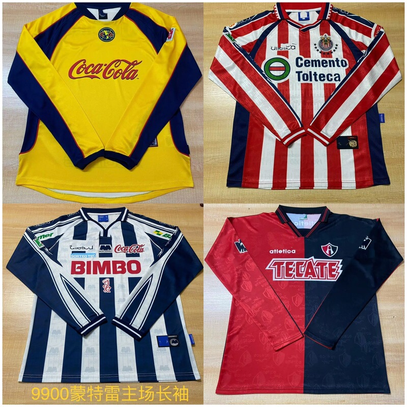 【Mexico League】Uncommon Long-Sleeved Jersey America Monterrey Chivas Atlas Tigers Jersey