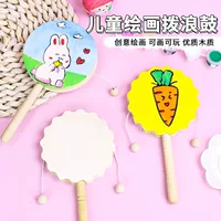 Детский день, деревянная погремушка для детского сада, DIY, ручная работа, граффити, деревянные игрушки для малышей