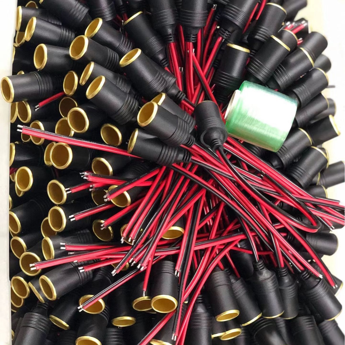 SAE/12-24V汽车车载母座 大功率DC插头电源线