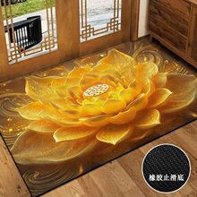 中国风耐脏硅藻泥地垫玄关进门室内外防滑门垫吸水速干入户门地垫
