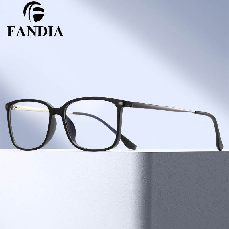 95355 europeo y americano nuevo marco negro gafas hombres moda miopía marco puede ser equipado con grados gafas marco gafas