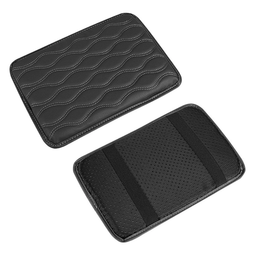 Автомобильный подлокотник, кожаная защитная накладка, автомобильная универсальная Простая установка, автомобильный центральный подлокотник, противоскользящее повышение