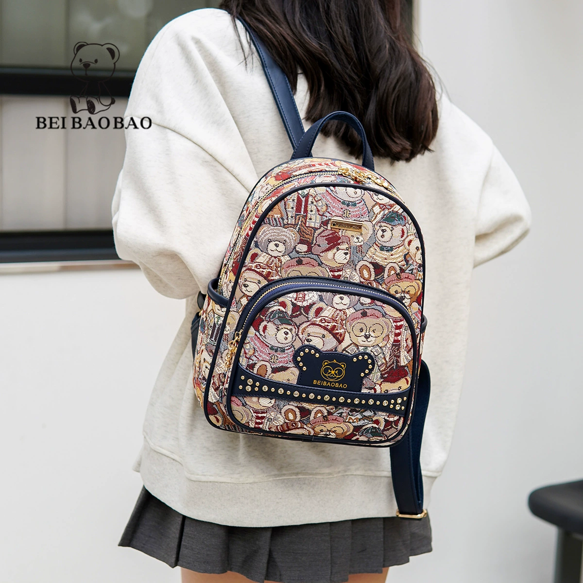 北包包 Backpack, one-shoulder bag, shoulder bag, fashionable shopping bag, school bag, city style