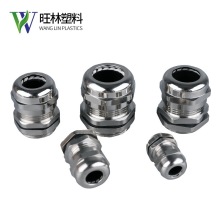 M型銅鍍鎳電纜防水接頭IP68 金屬密封固定頭 電線格蘭頭廠家自銷