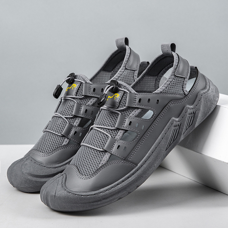 Zapatos de hombre 39 - 47 sandalias de tamaño grande para hombres de verano al aire libre zapatos de montaña zapatos deportivos casuales ligeros zapatos de playa