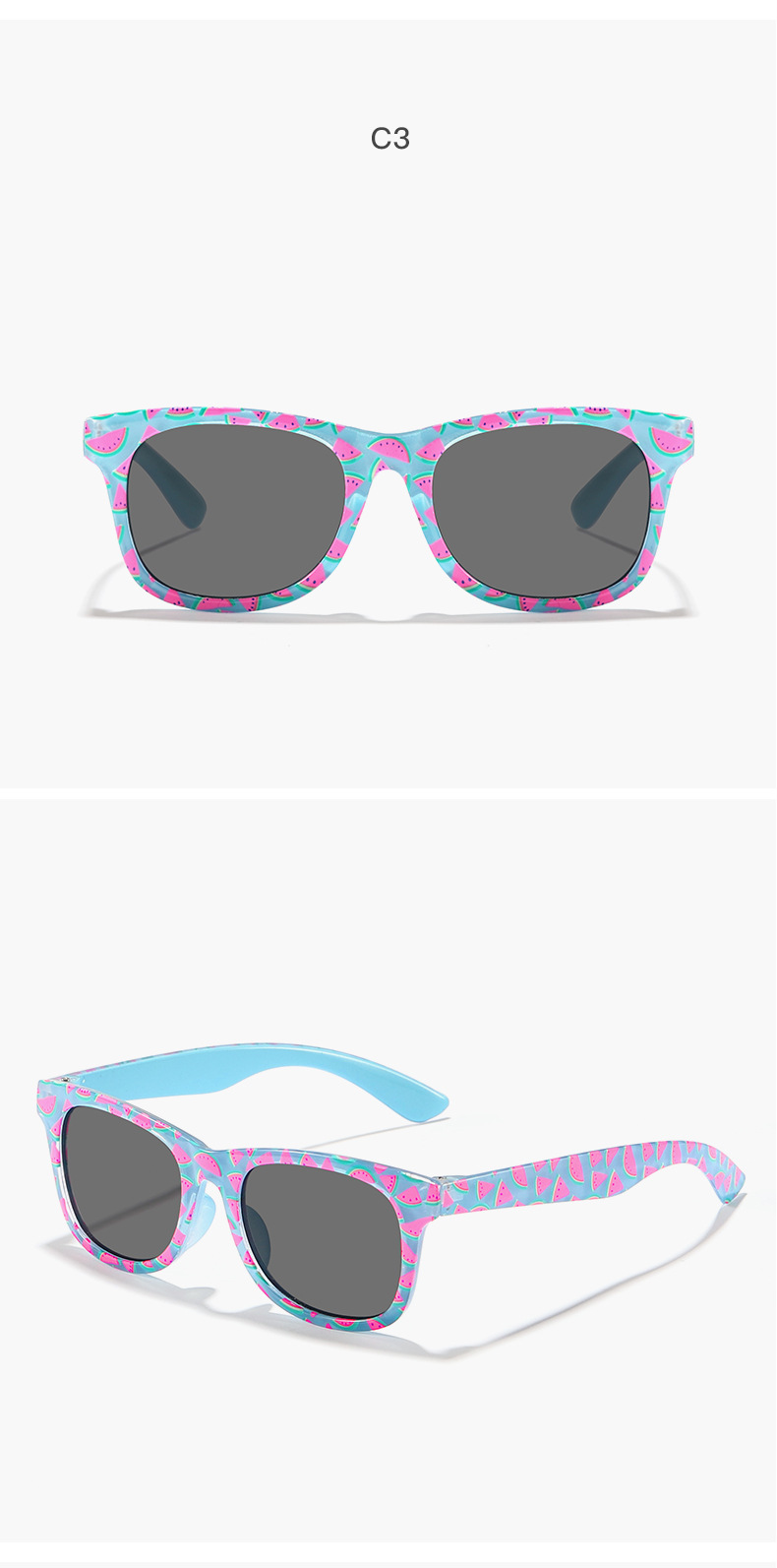 Color Block Pattern Children Unisex Gender Simple Style, Classic Style Style Simple Style Classic Style Color Block Ac UV400 Protection Square Full Frame Kids Sunglasses