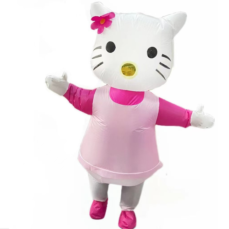 Venta caliente Traje inflable transfronterizo Dinosaurio de Halloween Alien Tyrannosaurus Rex Dress Up Ropa de actuación divertida Decoración de fiesta