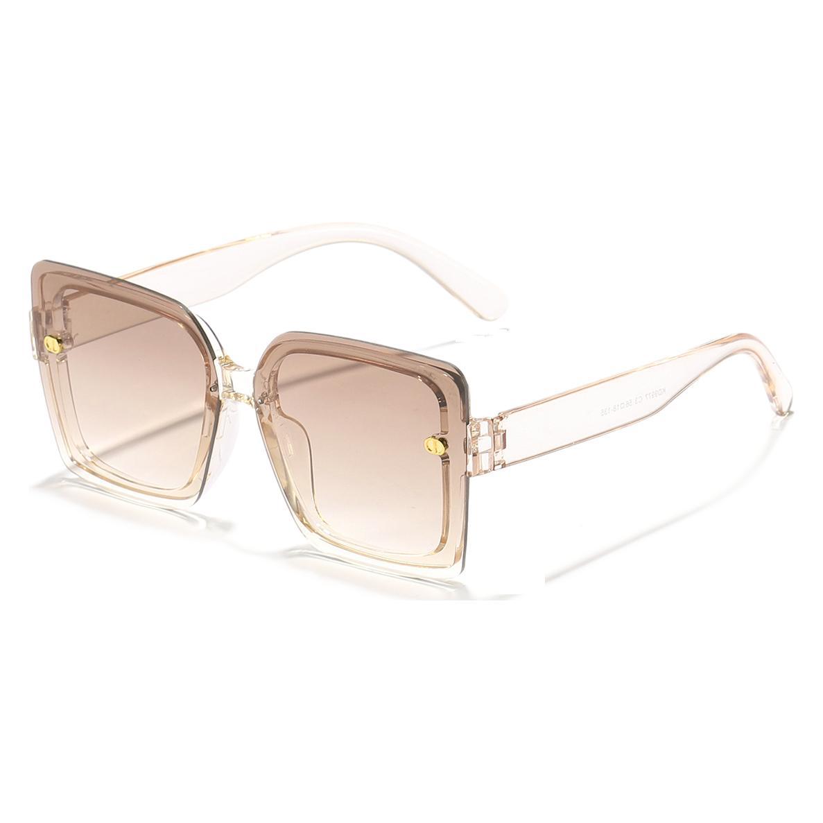 Nuevas gafas de sol de tornillo de copia Tendencia Douyin el mismo estilo Gafas de sol de conducción de viajes de moda transfronteriza 9977