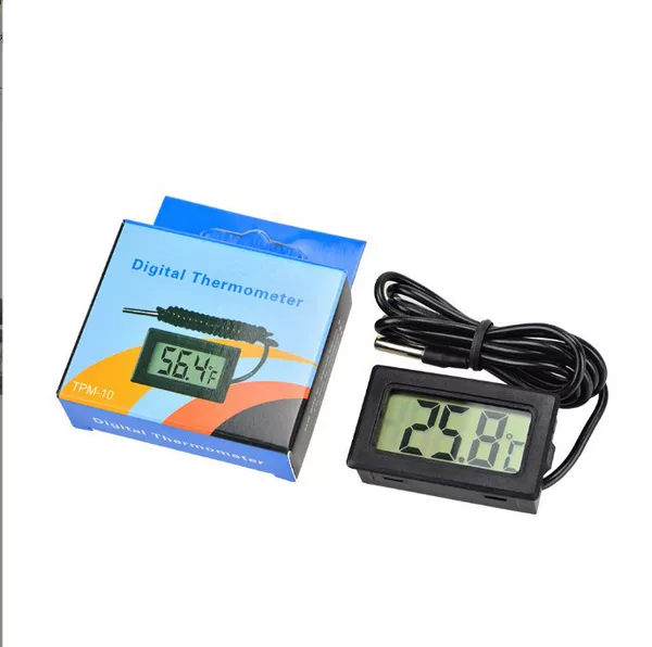 HT-1 embedded thermometer electronic digital display refrigerator aquarium fish tank water thermometer waterproof probe TPM-10