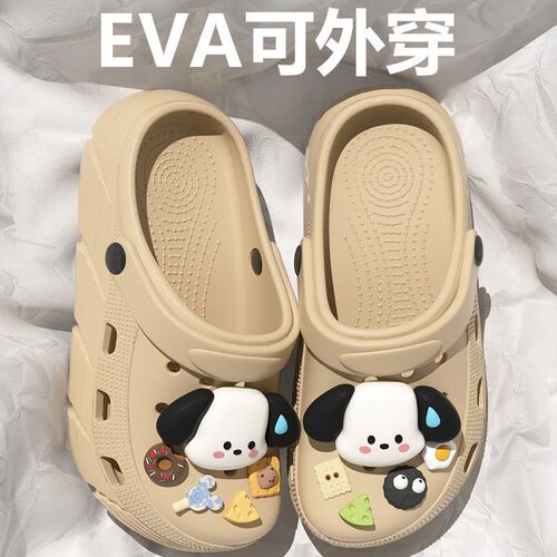 Children's holey shoes for boys, 2025 summer outdoor wear, anti-slip, anti-odor, comfortable feel, parent-child cool slippers for girls