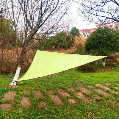 Outdoor awning triangle canopy 3 M sun-proof canopy sunshade sail folding sun-proof canopy landscape canopy (Avtomobil yan çətirləri) - army-green-333m