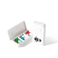 德国mini小药盒便携三格旅行维生素随身小盒分装药片药丸药盒颂翊