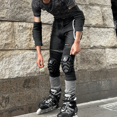 WOSAWE Skating Knee Pads for Ice Skating, Snowboarding, Skateboarding, Roller Skating, Anti-Fall, Protective Gear, Collision-Proof, Elastic, Comfortable Sports Knee Guards