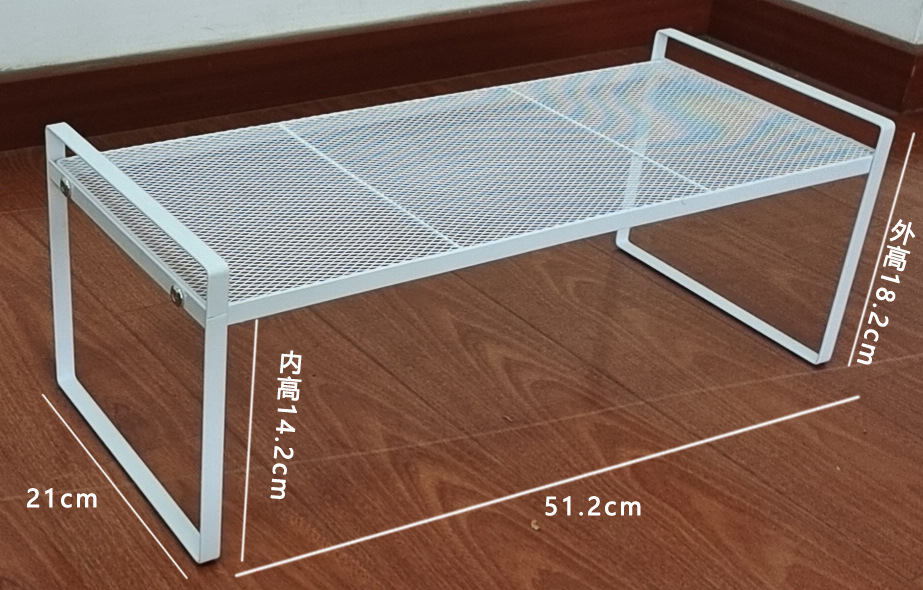 1+1 해외직구 주방용 다용도 선반&amp;정리함  //  메쉬 라지 화이트