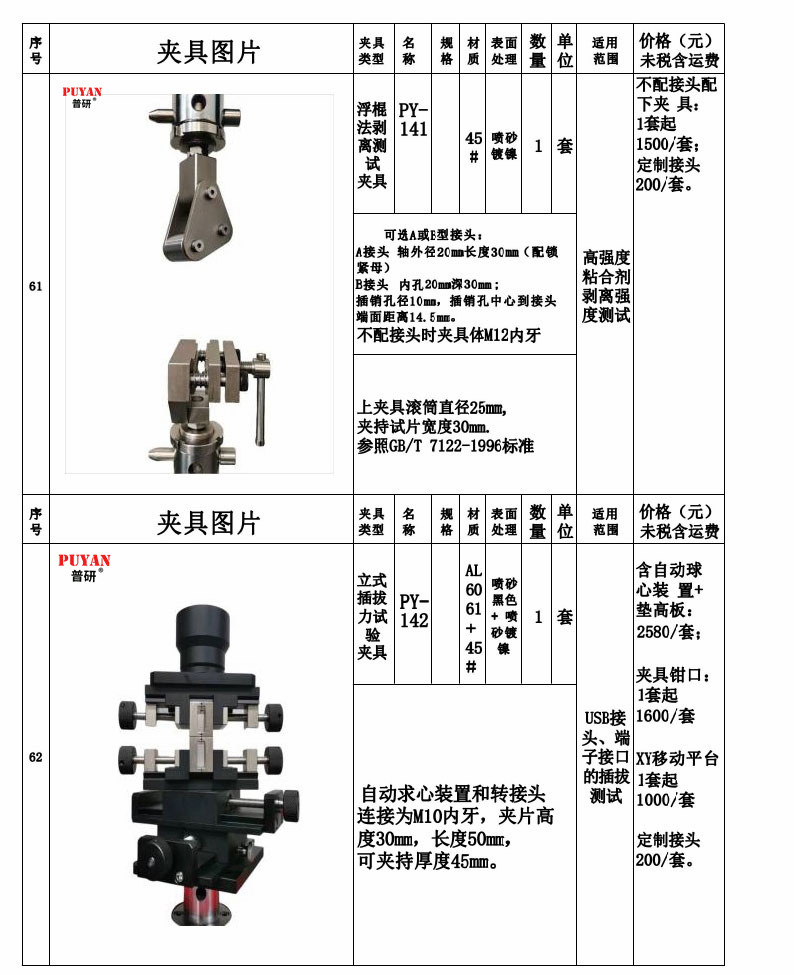 拉力万能试验机夹具32