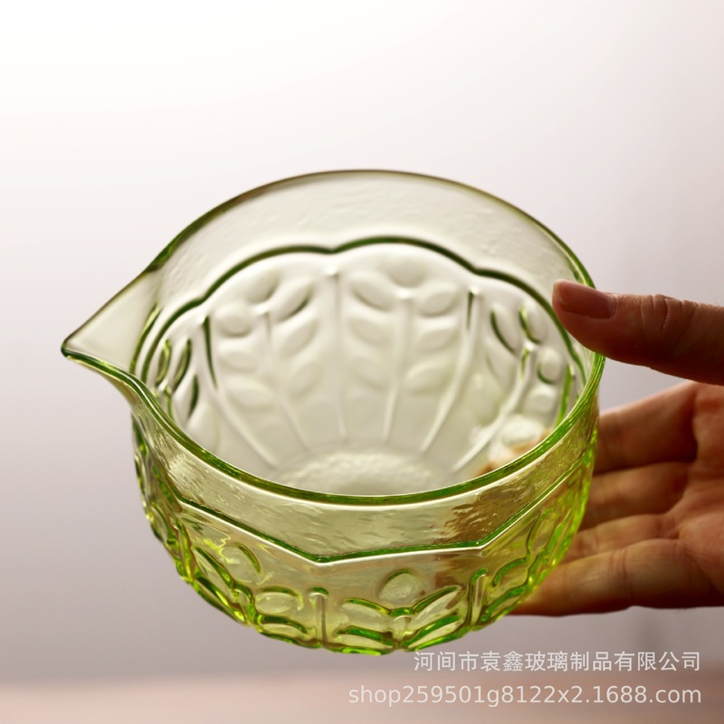 跨境专供麦穗抹茶碗日式带嘴玻璃碗茶具配件宋代点茶工具茶筅立|undefined