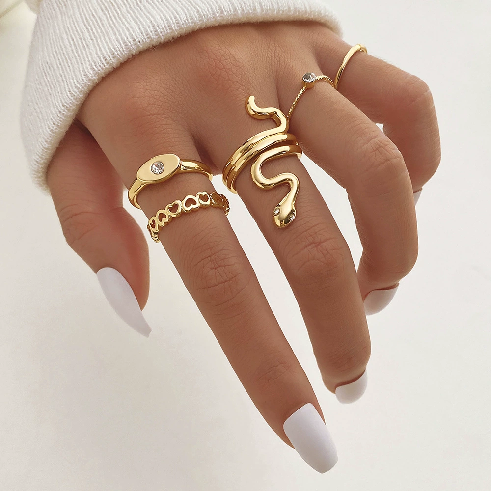 (Cross-border trading), multi-joint ring, set pearl solar-powered, 23 pieces