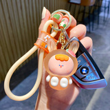Мультяшный милый брелок, трендовые модные ключи от машины, подвеска