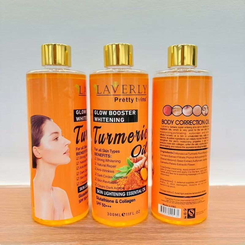 跨境Africa Lightening Turmeric oil300ml肌肤按摩油姜黄妊娠油|undefined