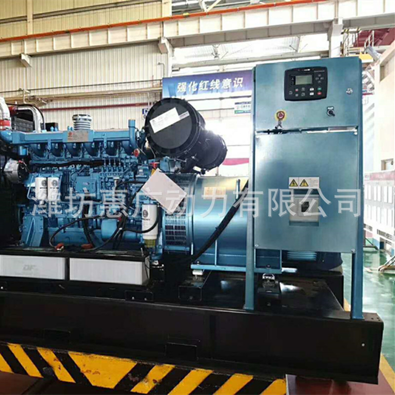潍柴原装150KW柴油发电机组WPG206B8 鞋袜厂用自动化发电站