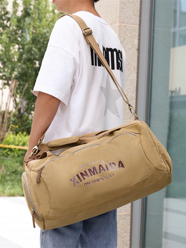 Bolsa de fitness, bolsa deportiva de separación húmeda y seca, bolsa de mensajero de entrenamiento de una sola pieza para hombre, bolsa de viaje de equipaje de mano para mujer, estilo europeo y americano