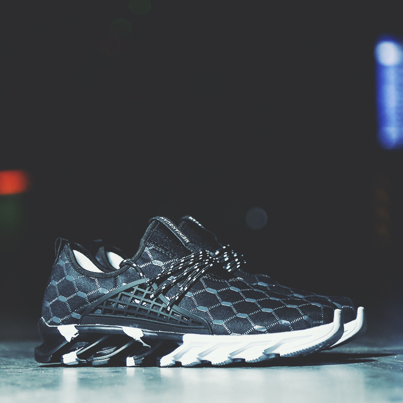 2024 Outdoor Tourism Autumn Lace up Mesh Sailing Sports Men's Single Shoes_voghion.com