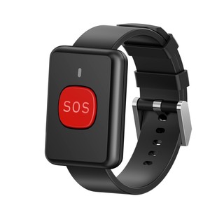 Bracelet watch pager portable wireless waterproof remote elderly one-button emergency alarm remote control safe clock