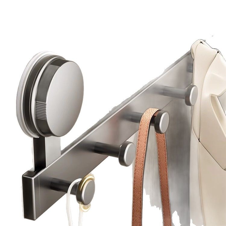 Gancho trasero de la puerta de ventosa Adhesivo fuerte sin perforaciones Estante de carga fuerte Gancho Puerta de entrada Percha de almacenamiento