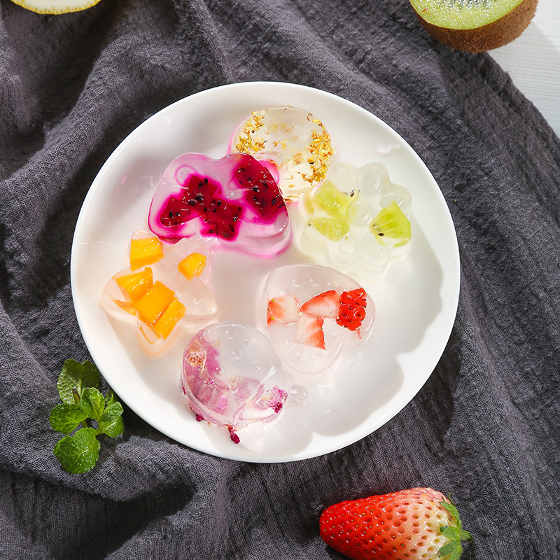 Ice Powder Companion White Bean Powder Burnt Grass Powder Jelly Ice Powder Pudding Substitute Original Ingredients Commercial Wholesale