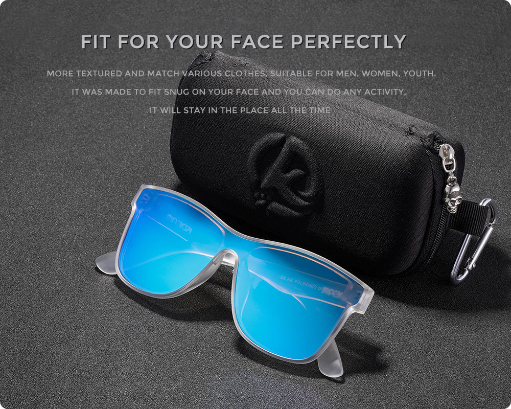 One-piece Lens Sunglasses HD Polarized Outdoor Athletic Glasses