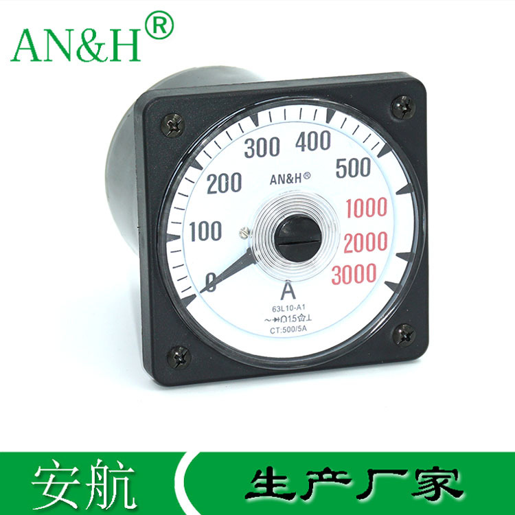 船用仪表 63L10-A1交流电流表 500/5A 电流过载 63L10-A 63L19