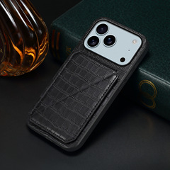 Denior适用iPhone17隐形插卡Air手机皮套14苹果17Pro支架15手机壳