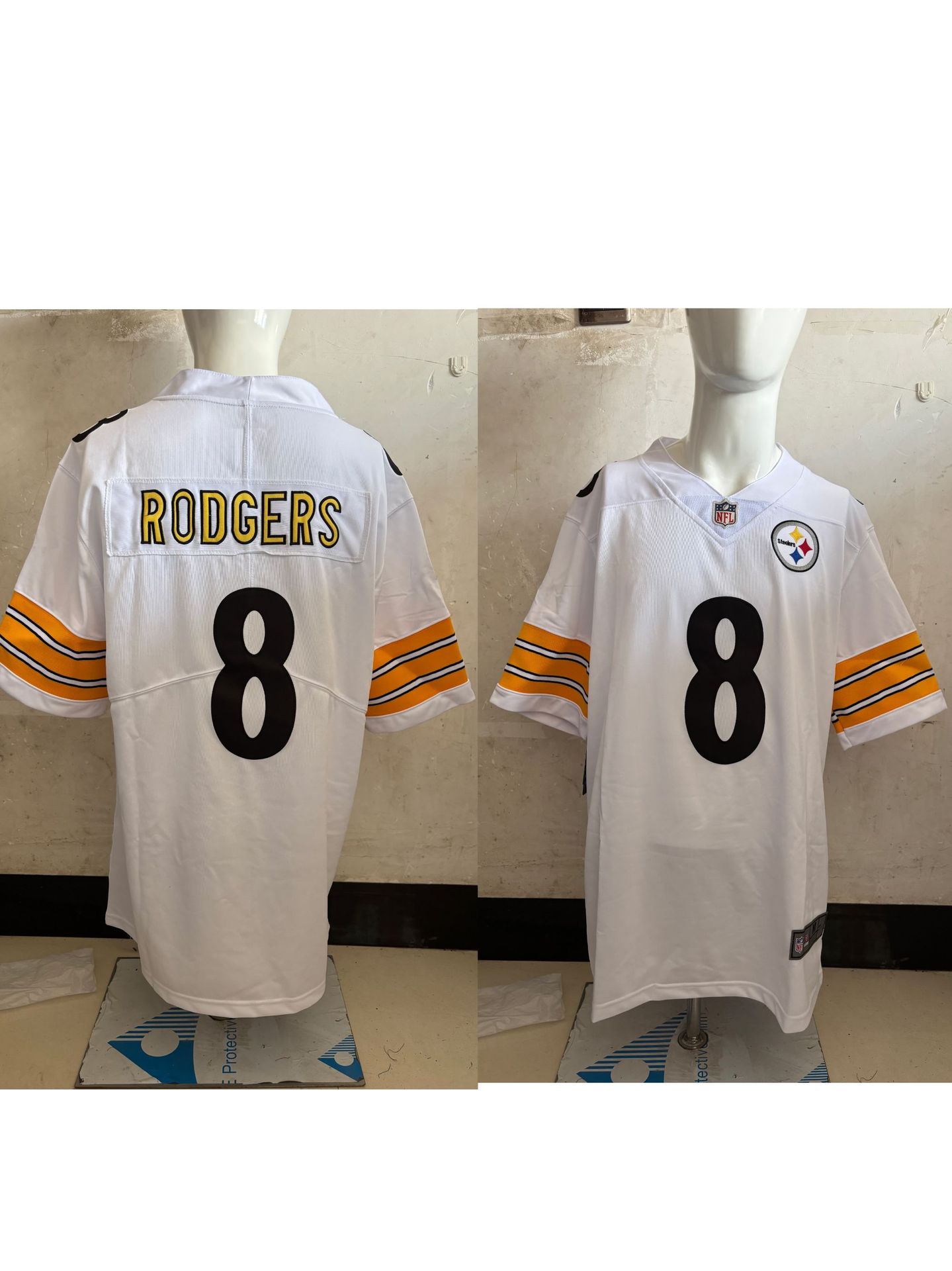 钢人白色8号2代RODGERS