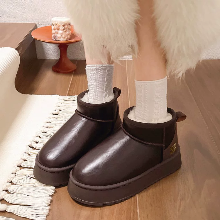 Winter non-slip ski high warm boots platform, wholesale