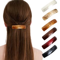 アマゾンの人気スプリングクリップ半のポニーテールの髪飾りのアイデア