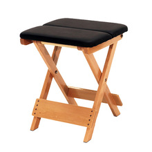 健身普拉提禅柔实木折叠凳子小马扎便携板凳家用瑜伽婵折叠椅子婵