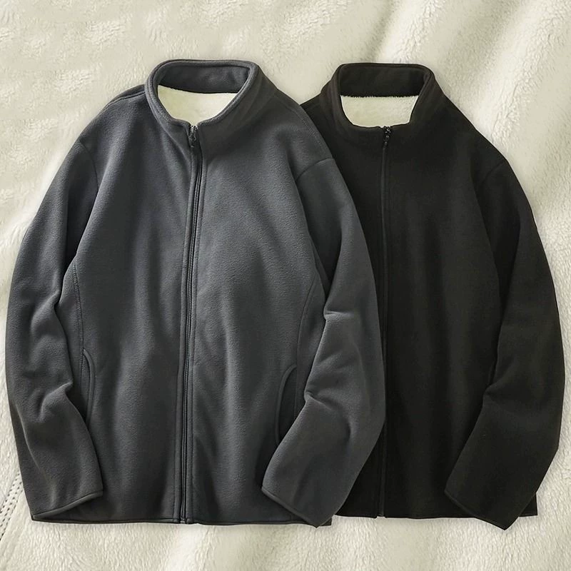 Warm velvet down jacket, sweatshirt, American style