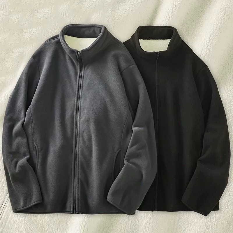 Warm velvet down jacket, sweatshirt, American style