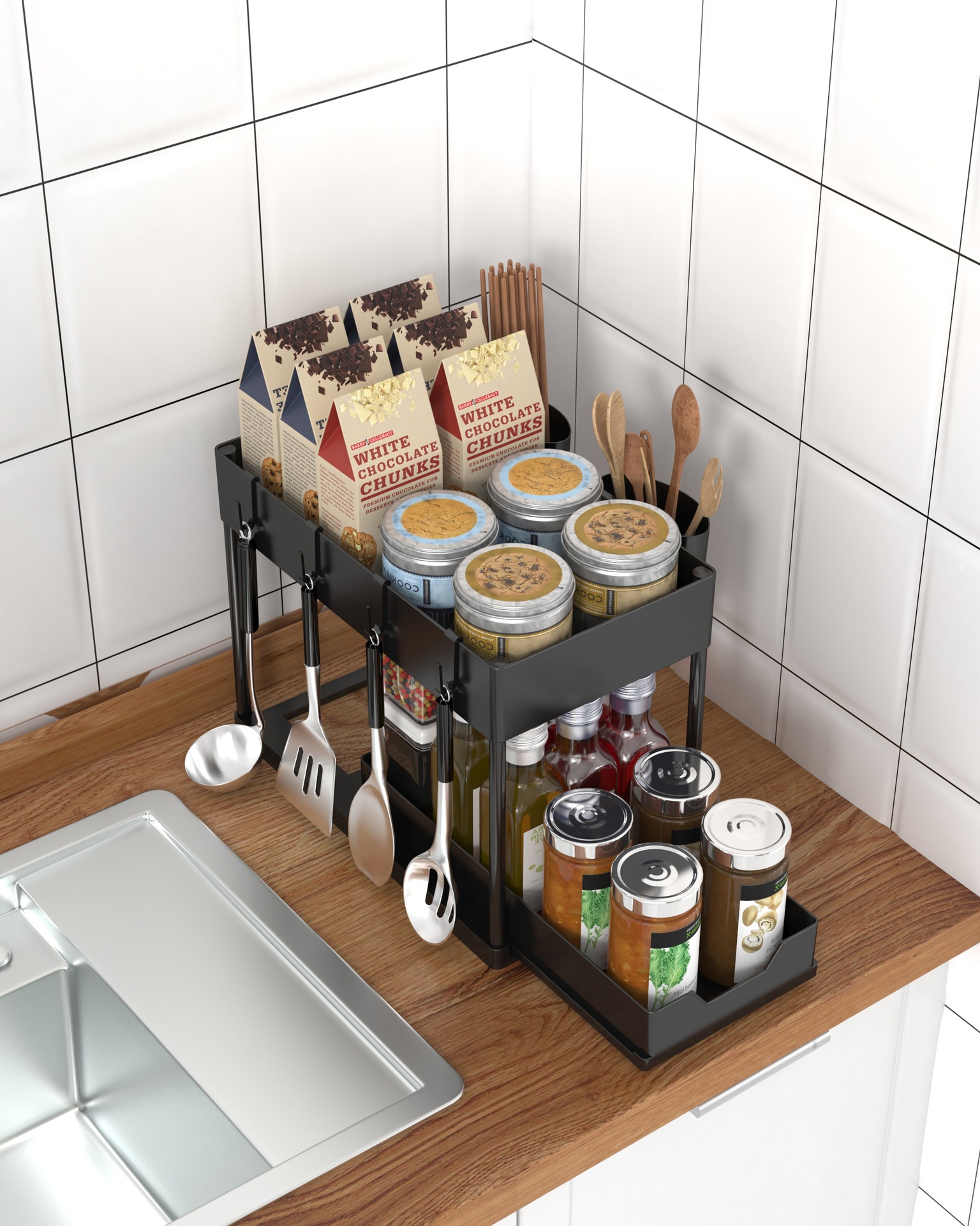 Seasoning Rack White